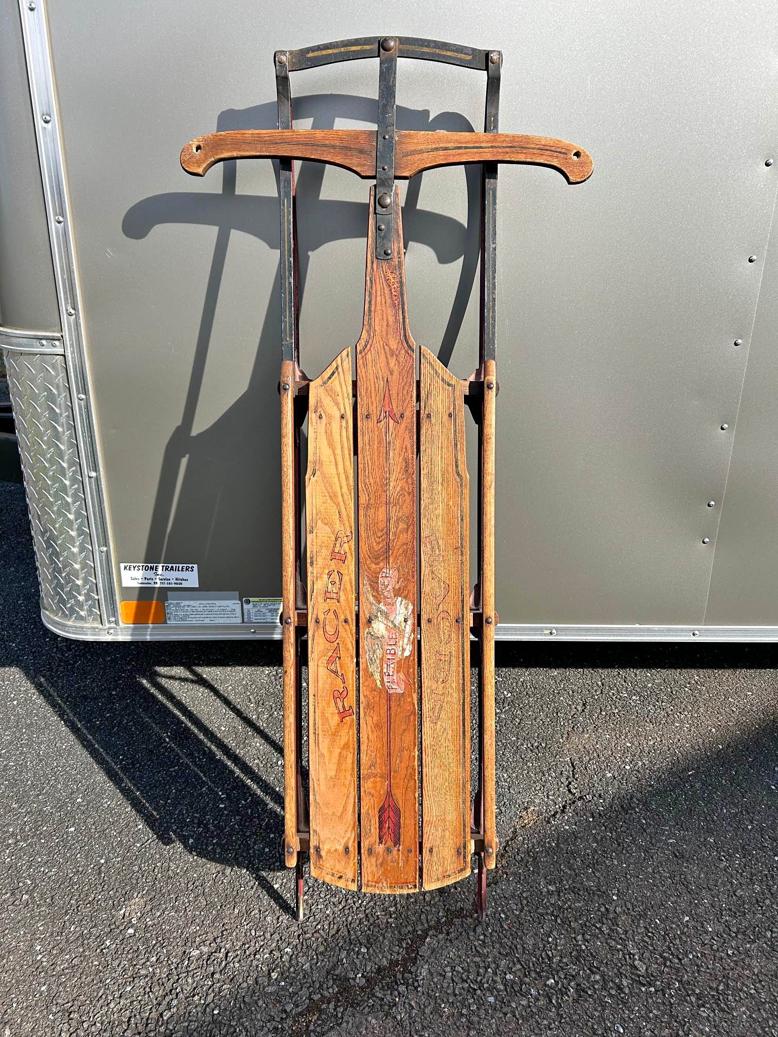 Vintage Flexible Flyer Racer Sled - Wind Chimes - Flying Hills ...