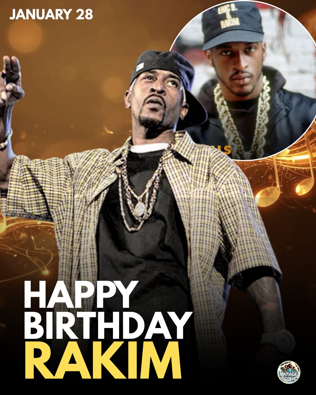 Vintage - 🎉 Happy Birthday to Rakim 🎤 Before speed became the flex, he ...