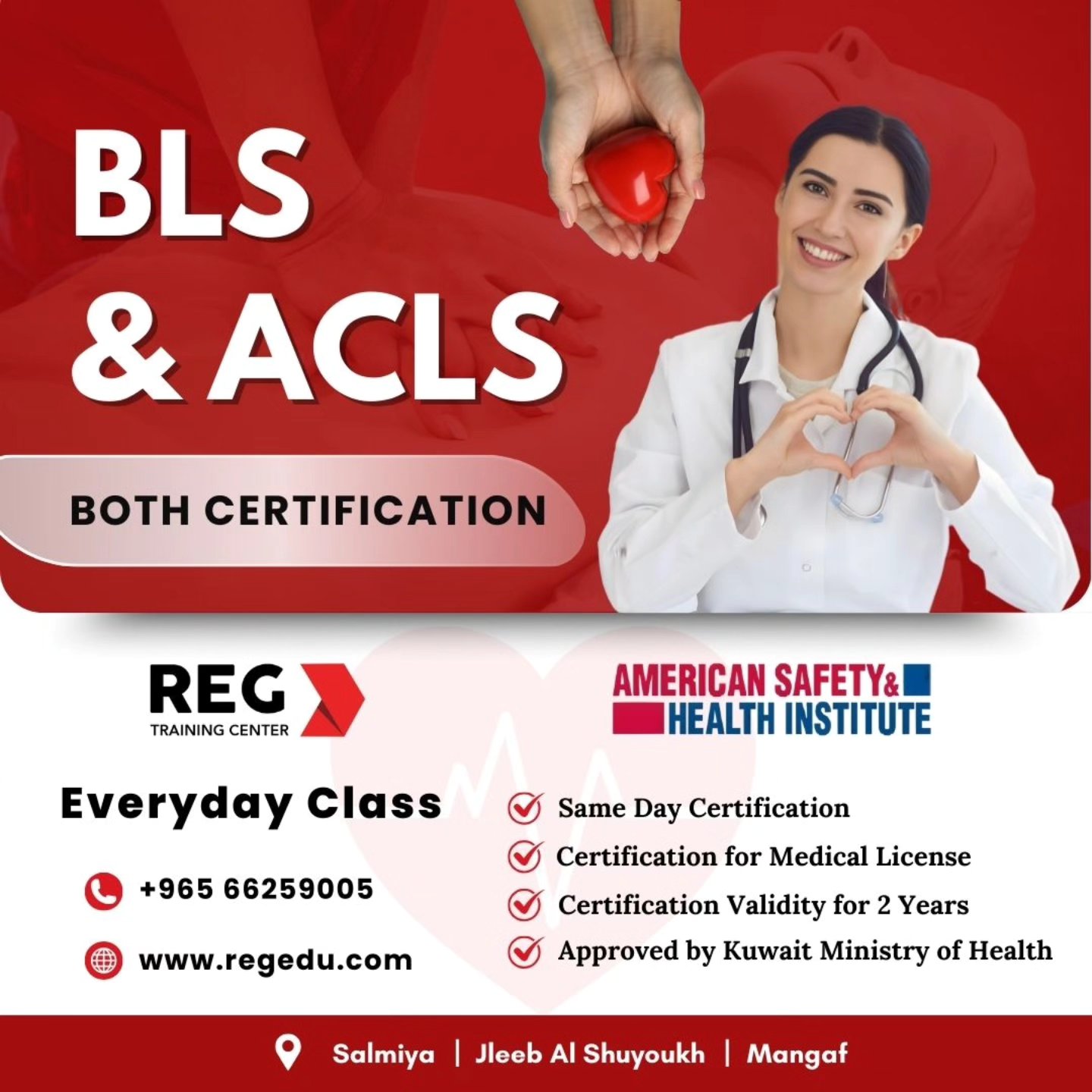 REG - 🩺 Enhance Your Clinical Skills with BLS & ACLS... | Facebook