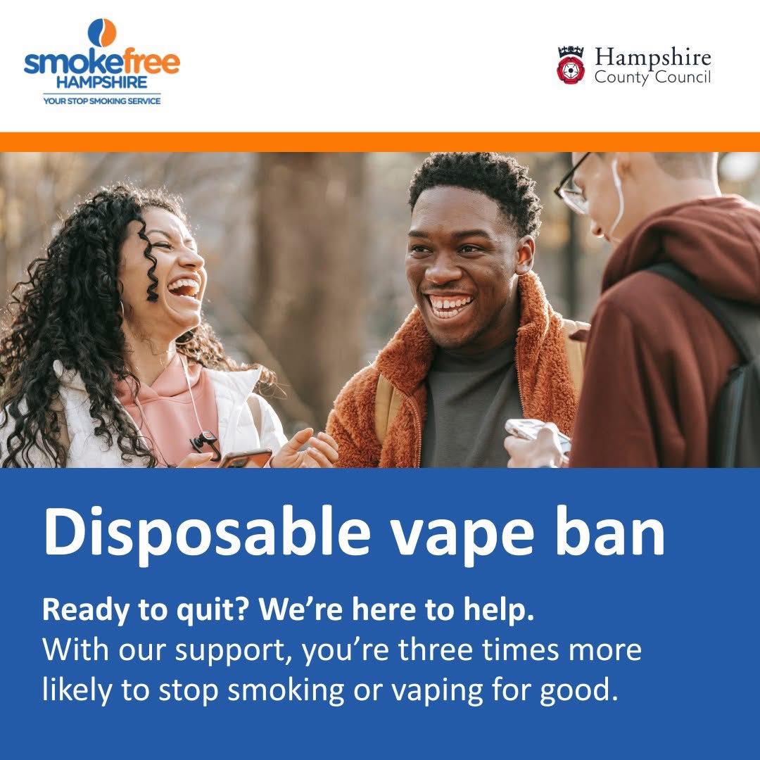 Winchester - It’s now illegal to sell or supply disposable vapes across ...