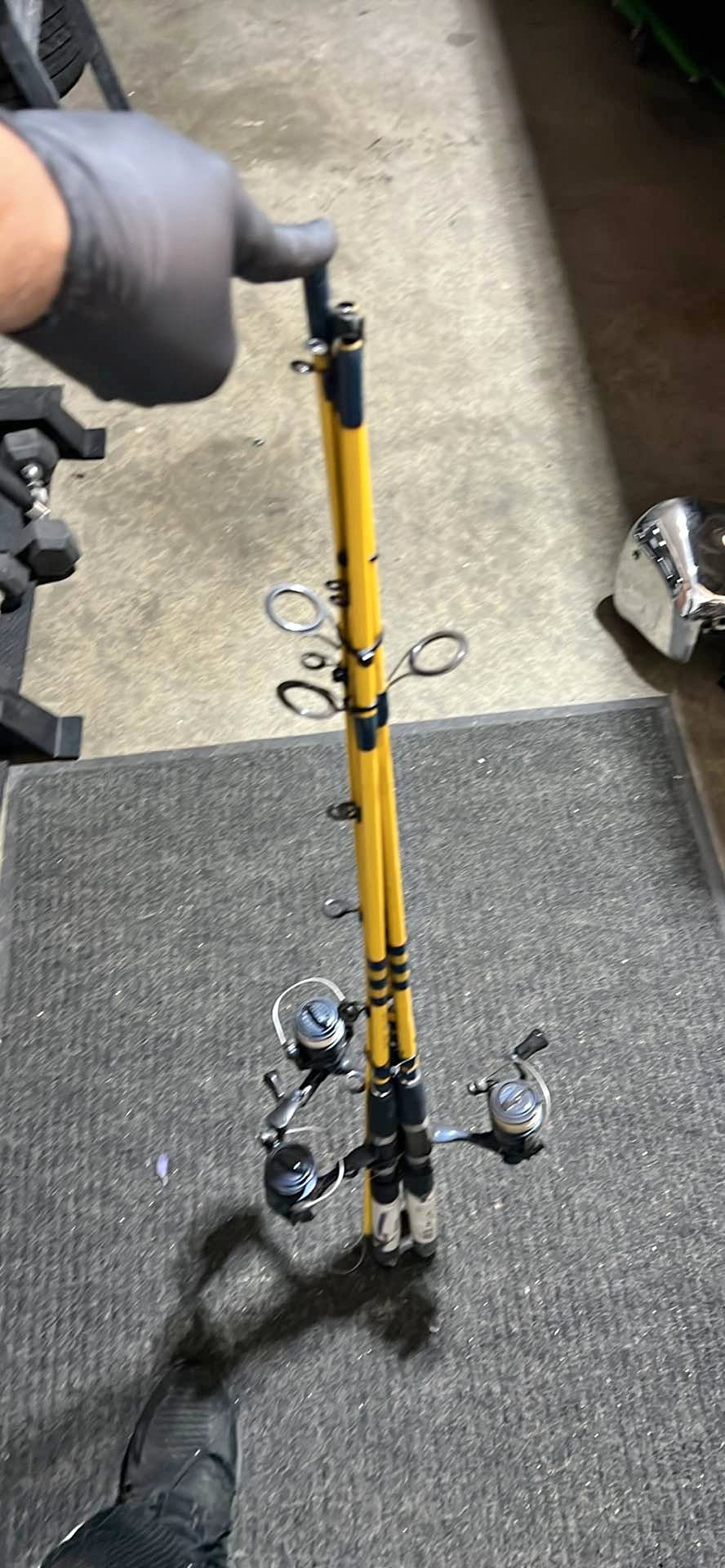 shakespeare ugly stik gx2 freshwater spinning rod Travel Kit and the Ugly Stik Bubble Gum - Zoom Reel Size:8 slow-pitch-jigging