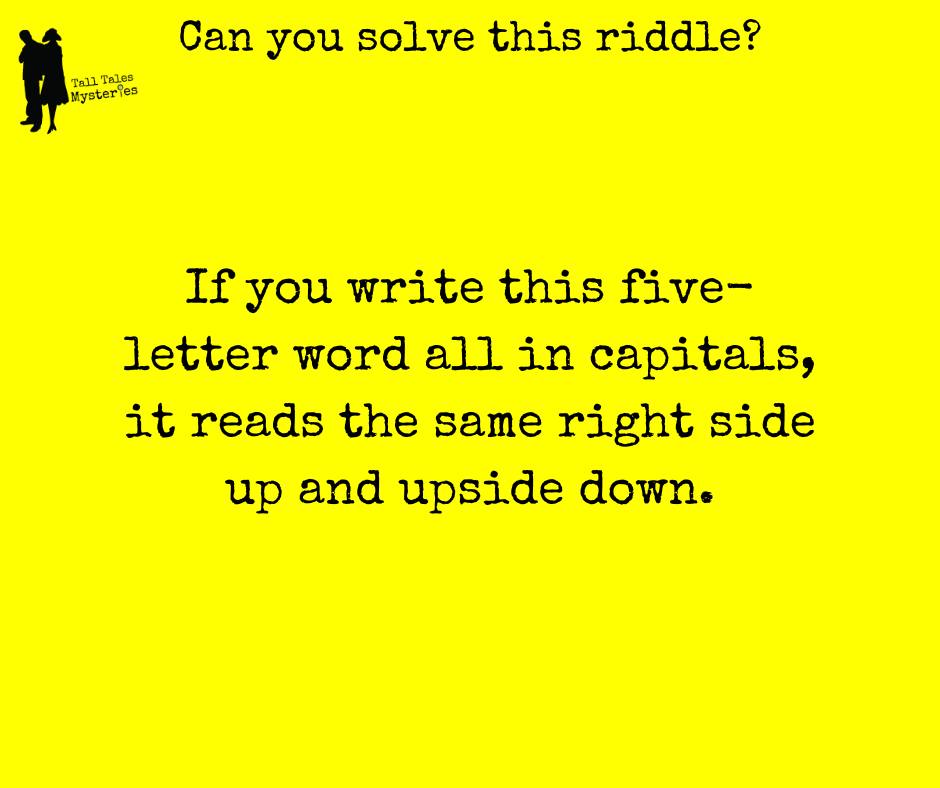 Welcome to another week of cryptic... - Tall Tales Mysteries | Facebook