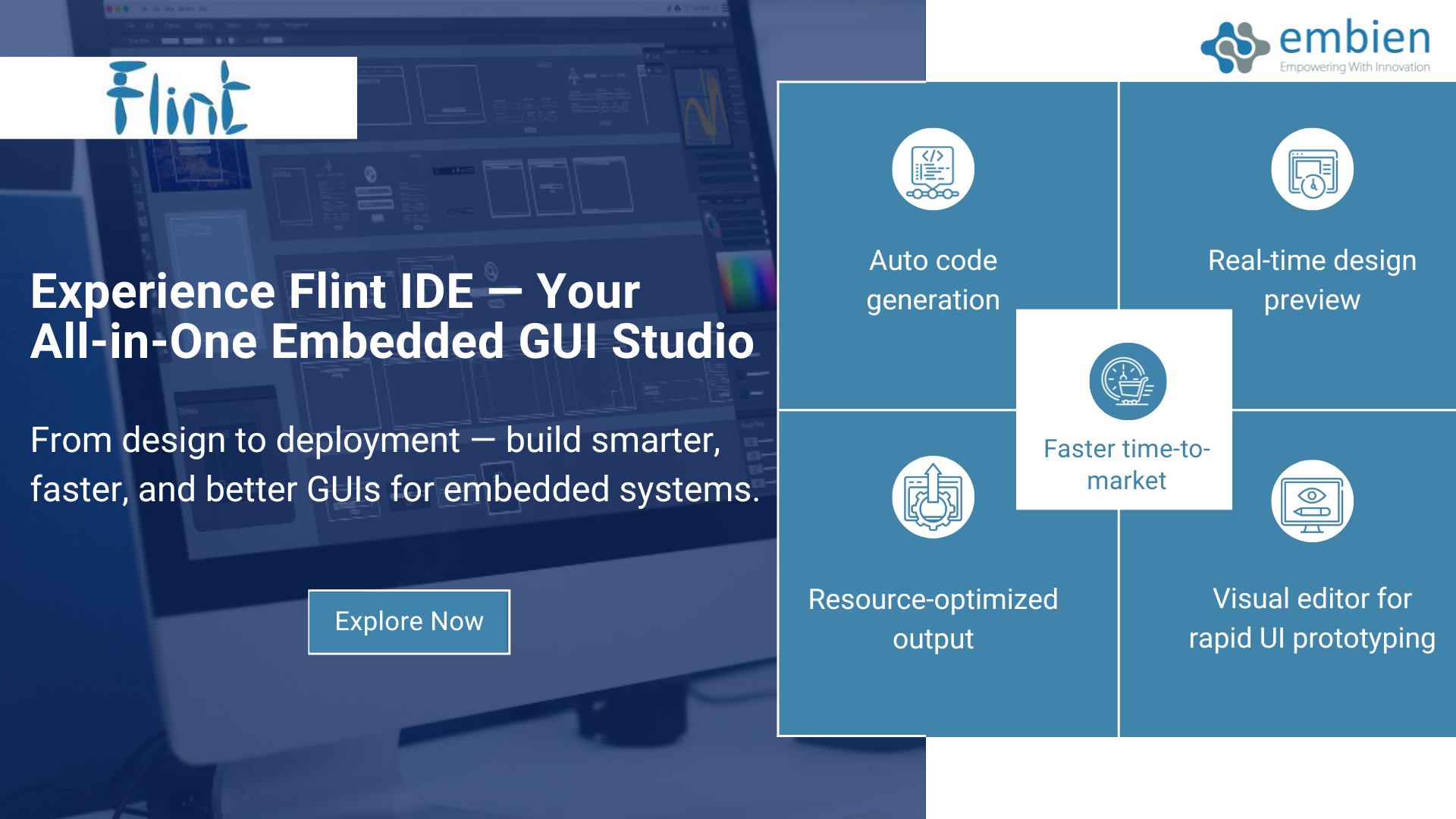 Embien - Accelerate your embedded GUI journey with Flint IDE — where ...