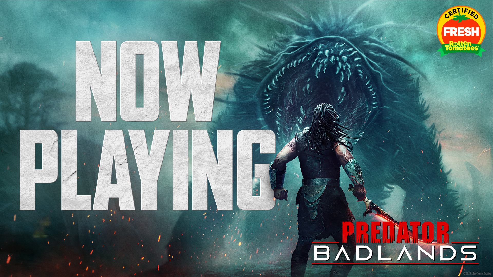 20th - From the Badlands to the big leagues 🍅 Predator: Badlands is ...