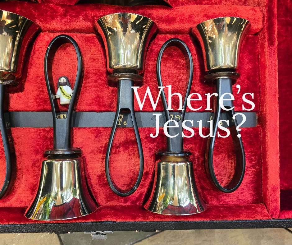 St. - In the Bell Choir case, Tiny Jesus is tagging along as the bells ...