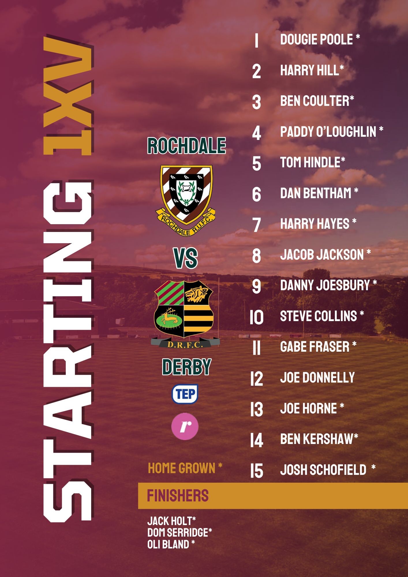 📣 Game Week 3... - Rochdale Rugby Union Football Club - rrufc | Facebook