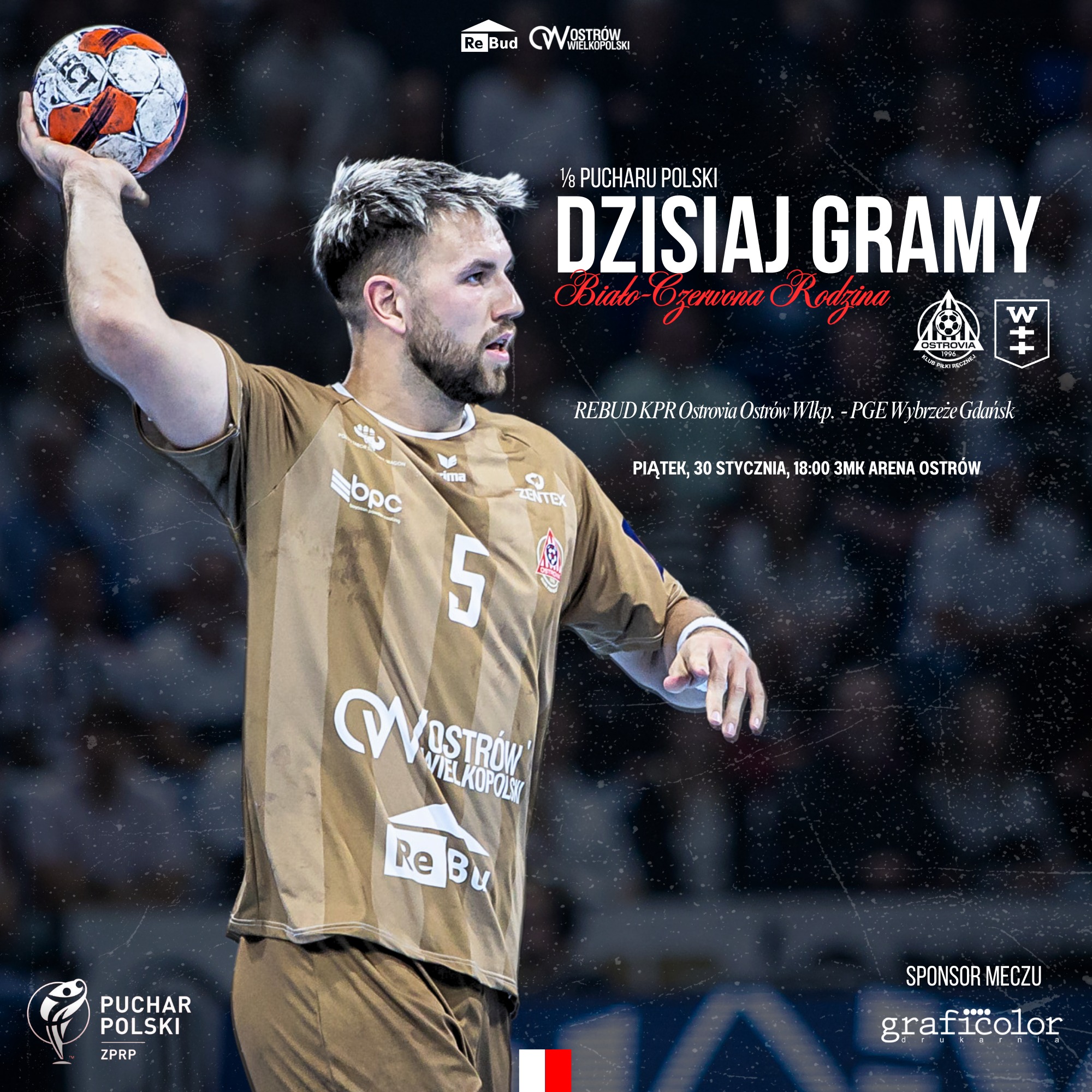 Rebud - ⚔️ DZISIAJ GRAMY ⚔️ 🏆 1/8 Finału Pucharu Polski 🆚 PGE WYBRZEŻE ...
