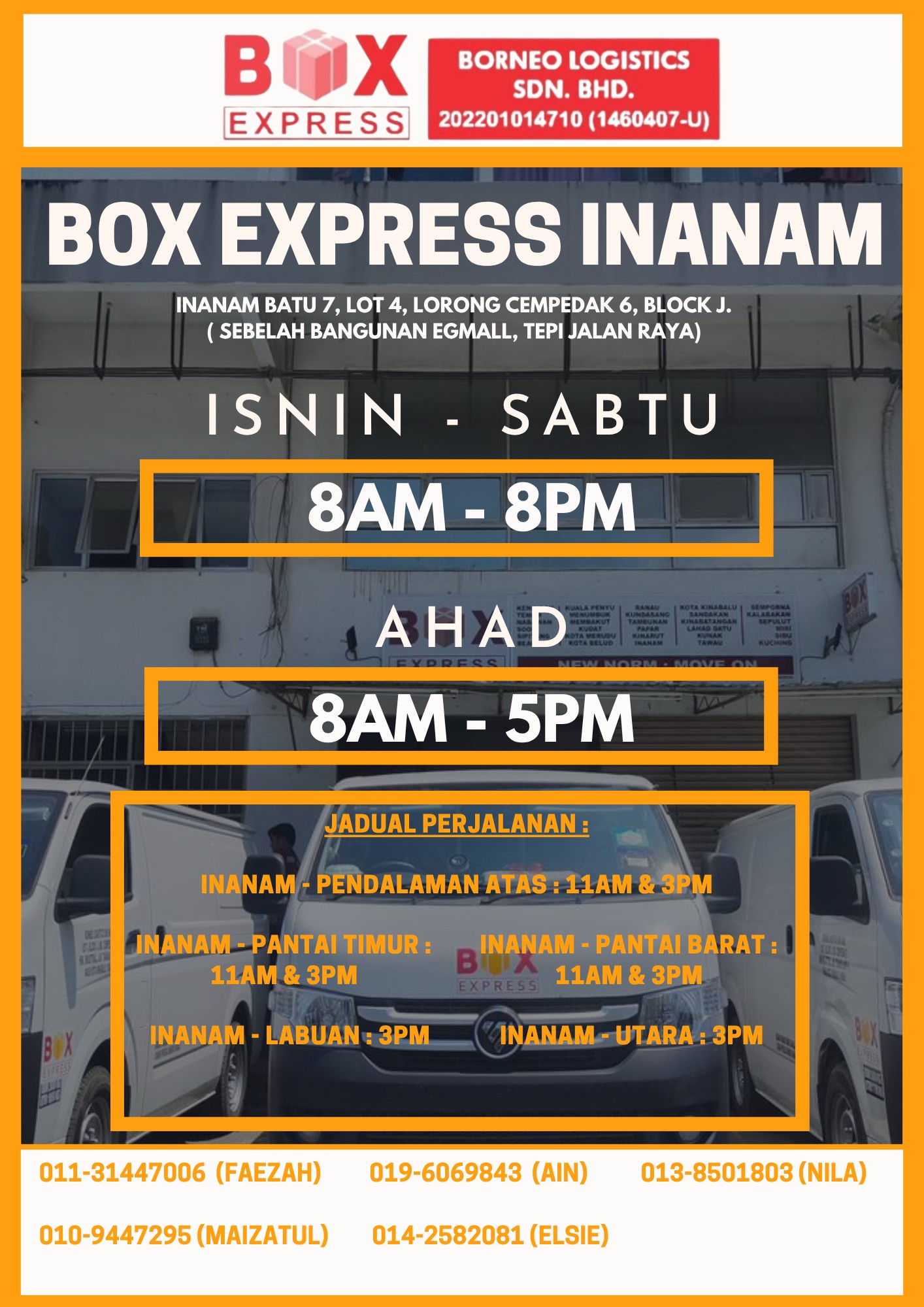 Box Express - NEW UPDATE : 20.06.2025 📌 Perubahan masa... | Facebook