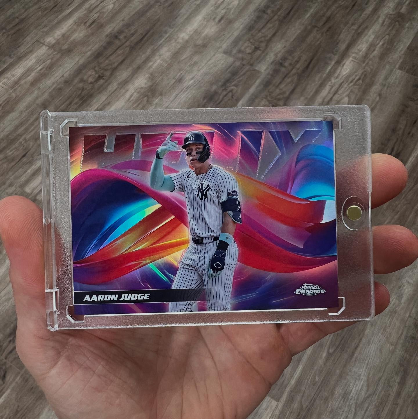 ALL RISE!!! Nice hit for our guy Don out of Topps Chrome Jumbo 