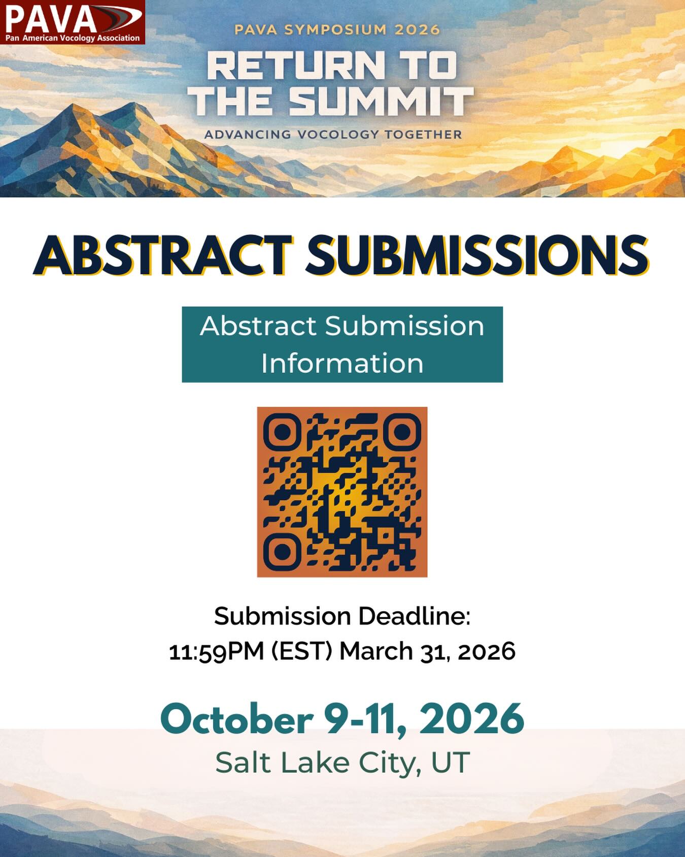 Pan - We are pleased to announce the 2026 PAVA Symposium Call for ...