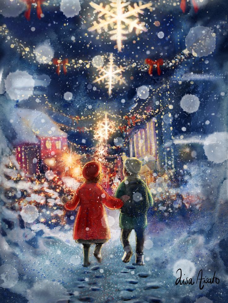 Serendipity - December arrives in all it's glory The twinkling lights ...