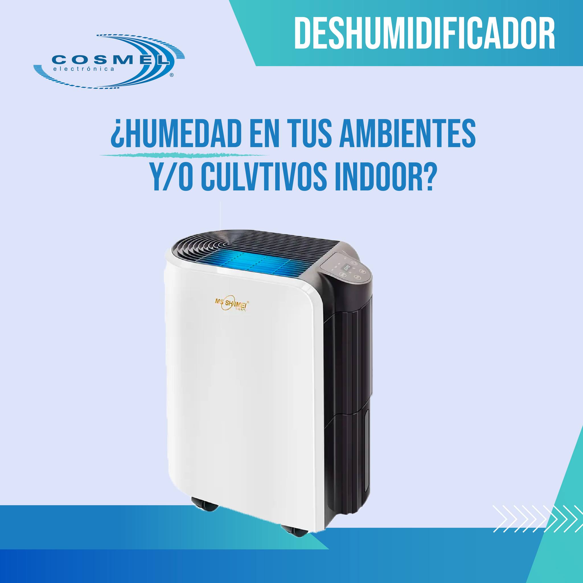 Cosmel - 🤔 Si la humedad complica tus ambientes y/o... | Facebook