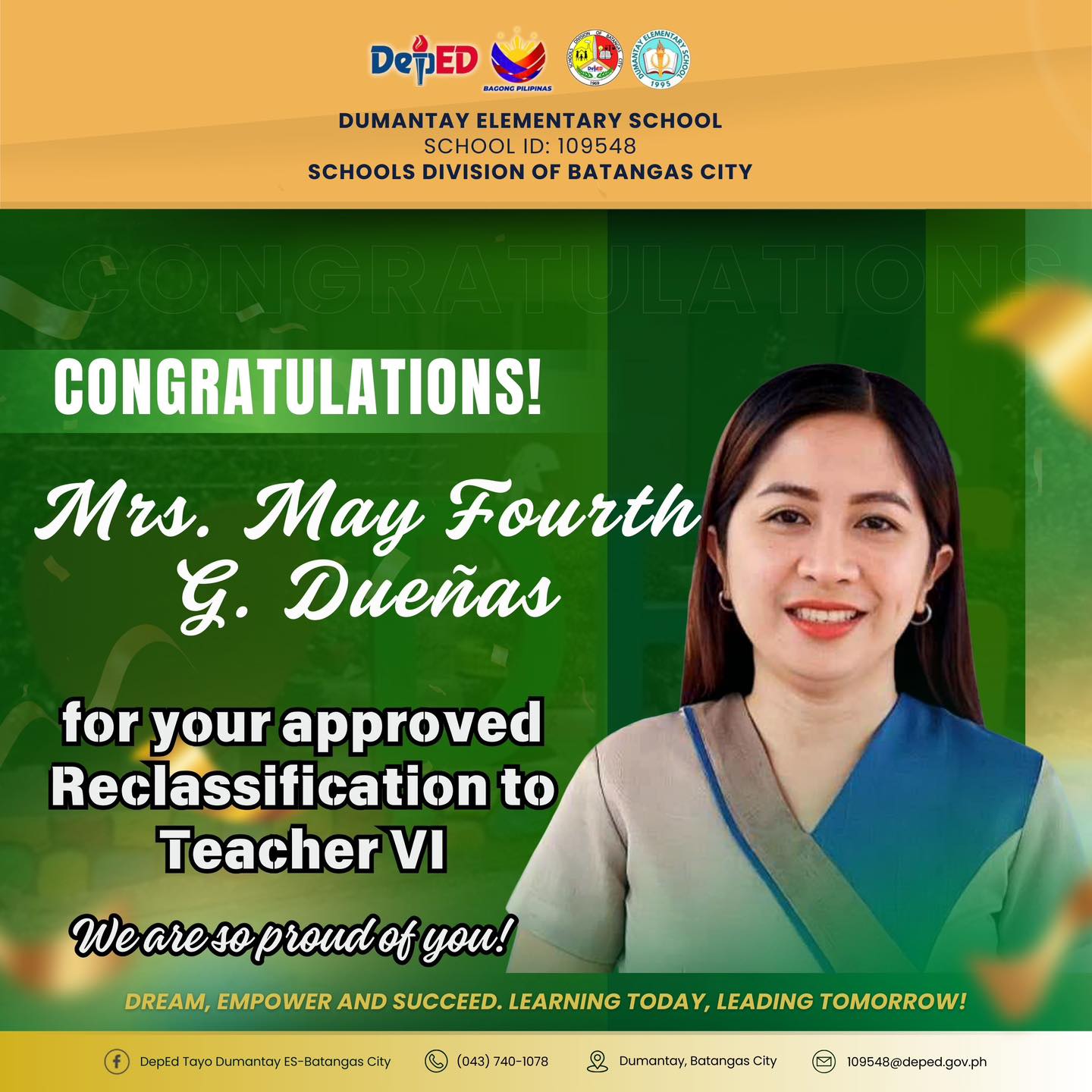 DepEd Tayo Dumantay... - DepEd Tayo Dumantay ES-Batangas City