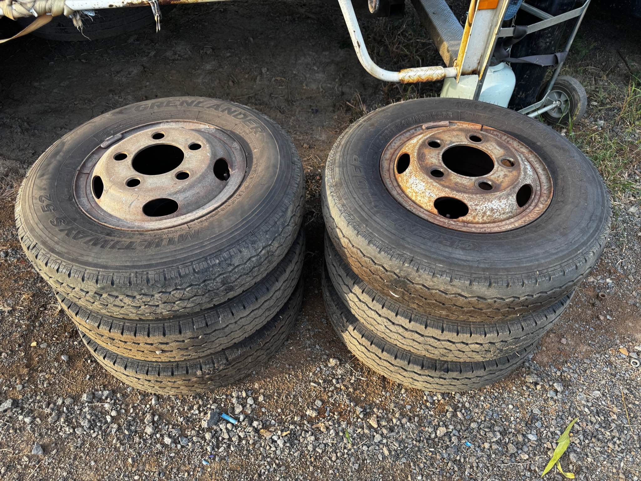 16 Inch Toyota Coaster Wheels and Tyres 7.00R16 LT - Car Wheels, Tires ...