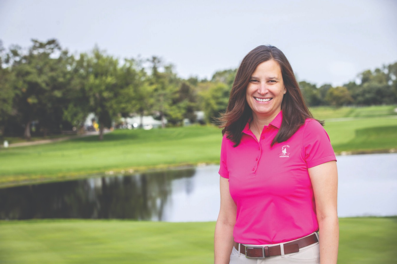 golf dress nori green Katherine Jemsek named Hilda Allen Award winner for industry contributions BEADED-DETAIL