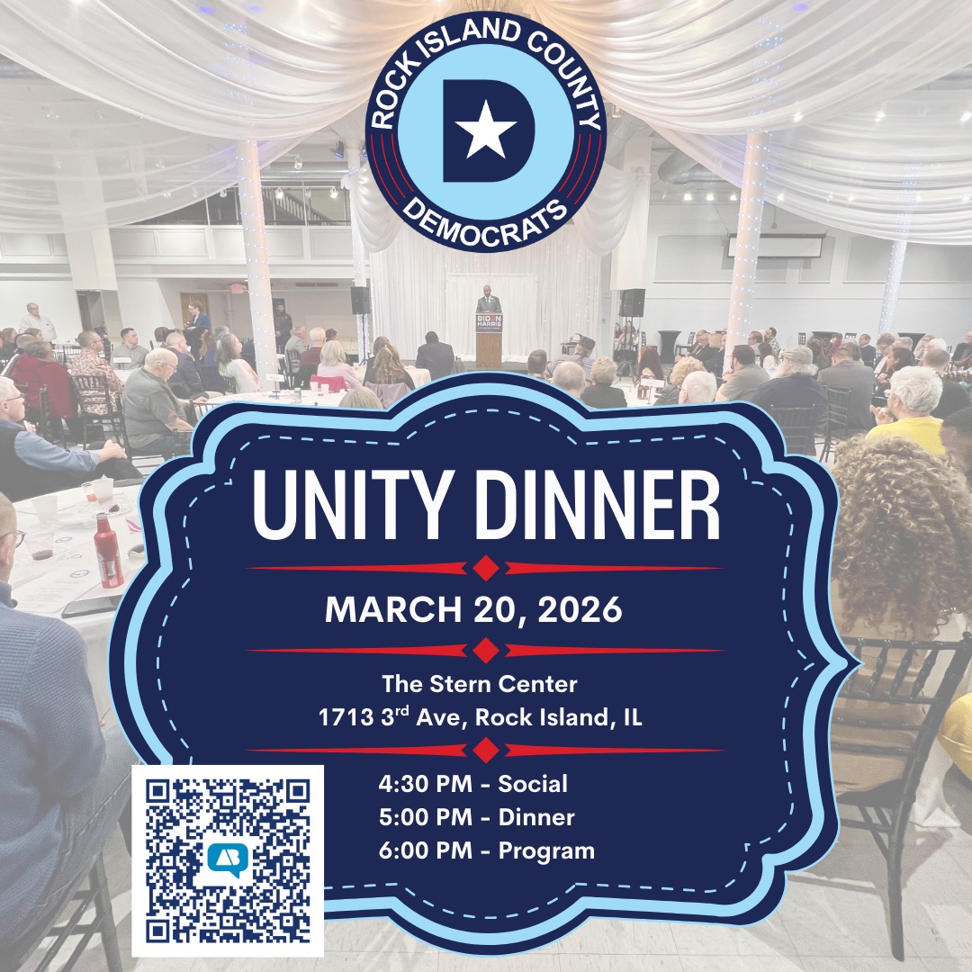 The 2026 Unity Dinner is... - Rock Island County Democrats | Facebook