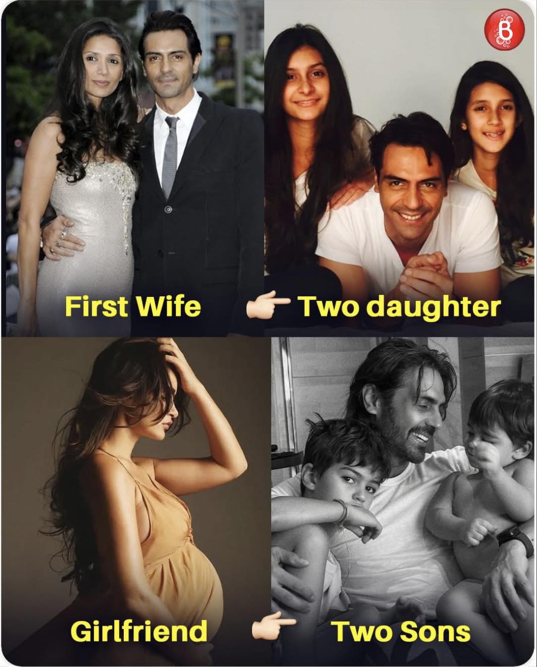 Bollywood - Arjun Rampal first married Mehr Jesia in 1998. The couple ...