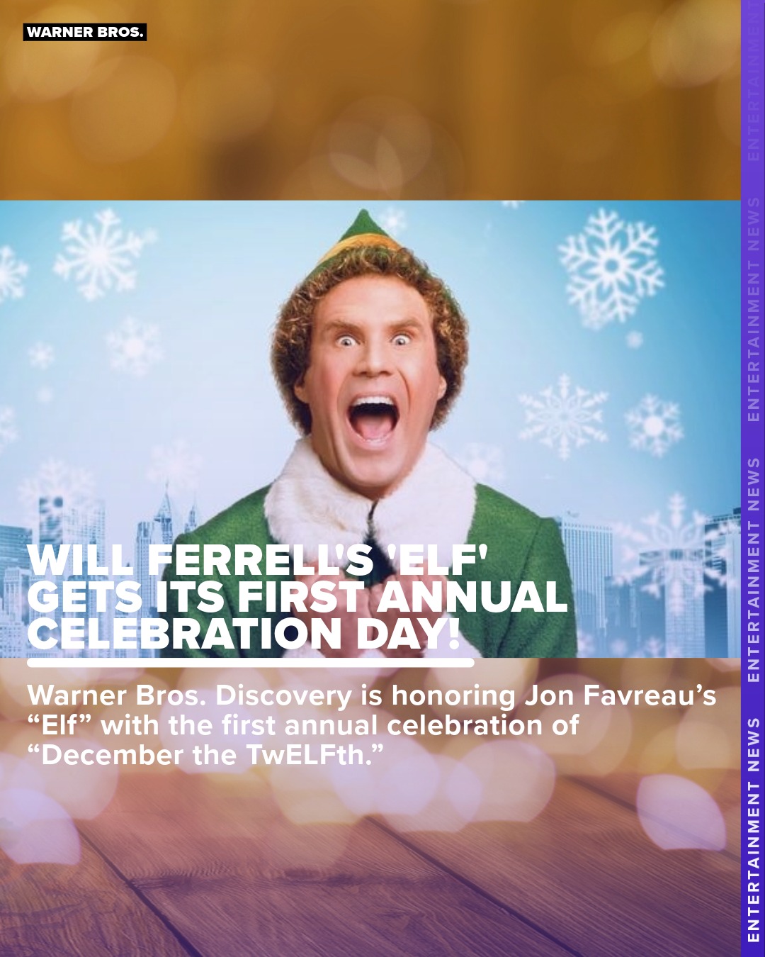 WBFF - “Elf” fans, this one’s for you! Warner Bros. Discovery is ...