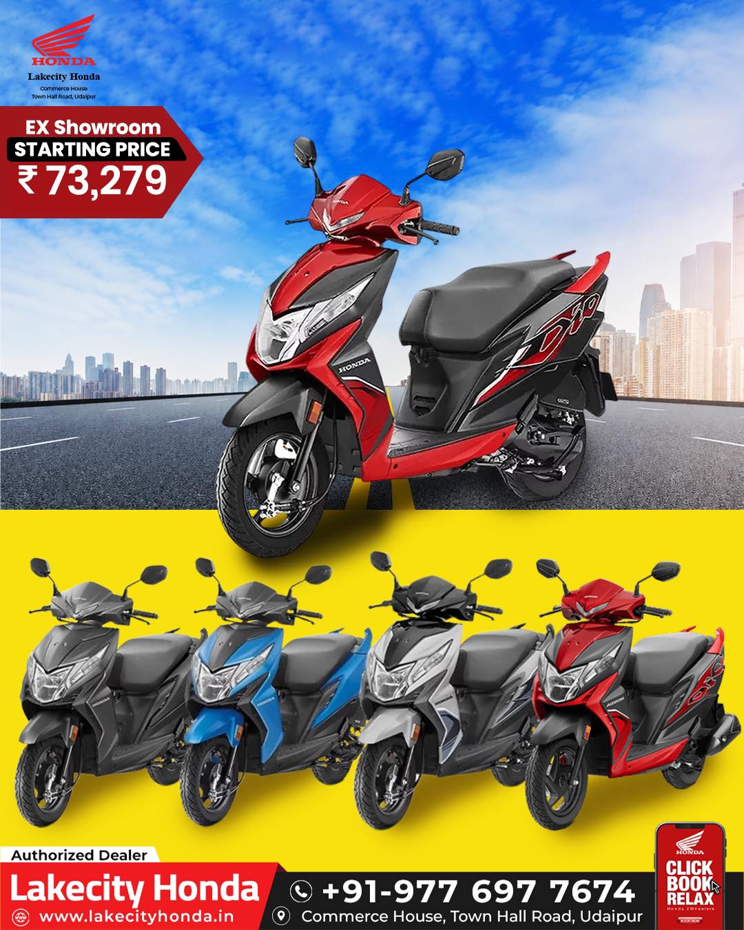 Ride Home Your New Honda Dio Today! 🛵✨ Style, performance, and