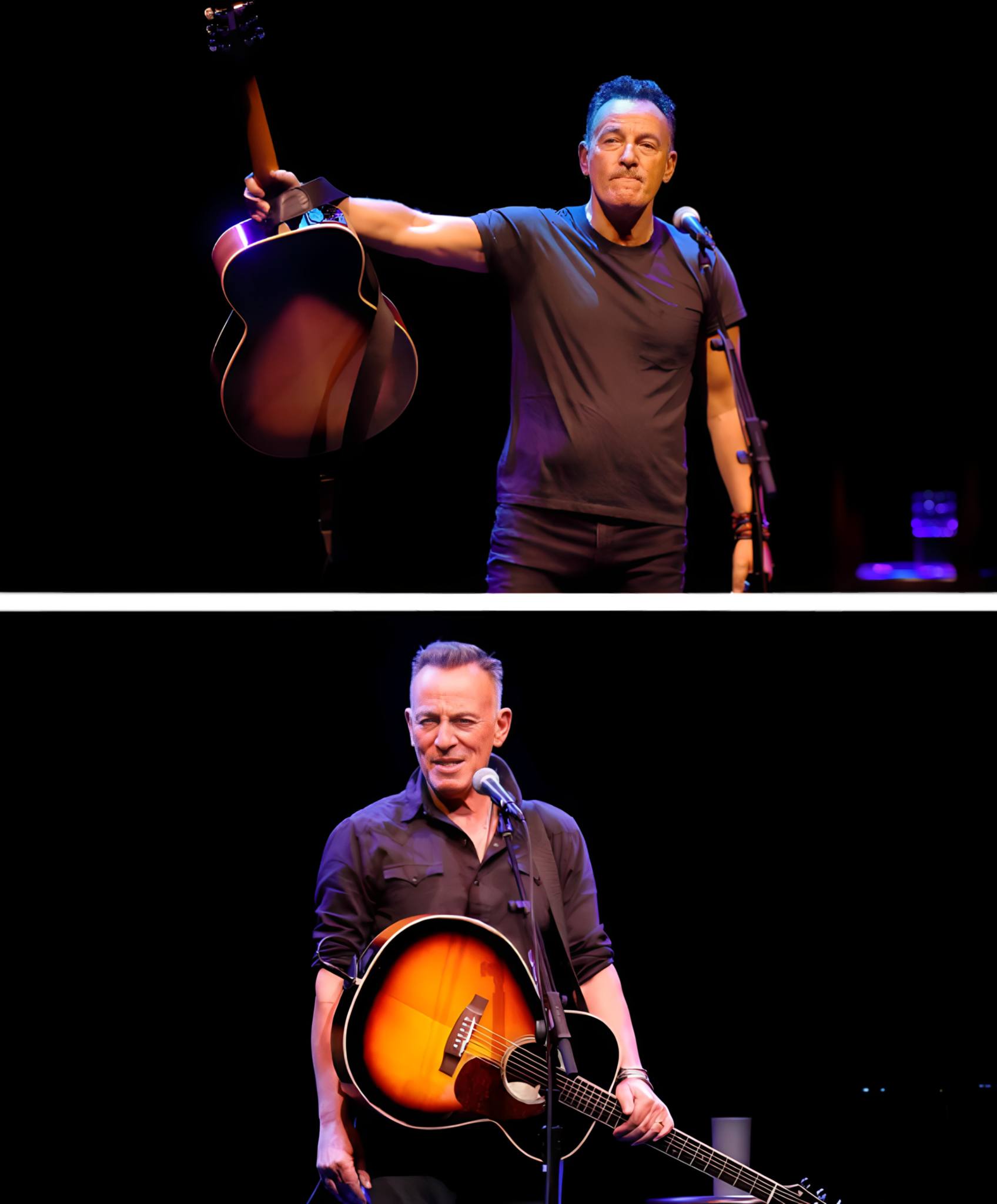 Bruce Tailored Springsteen All Dressed Up In Blue + Bringing The Energy To Madison Square Garden , “