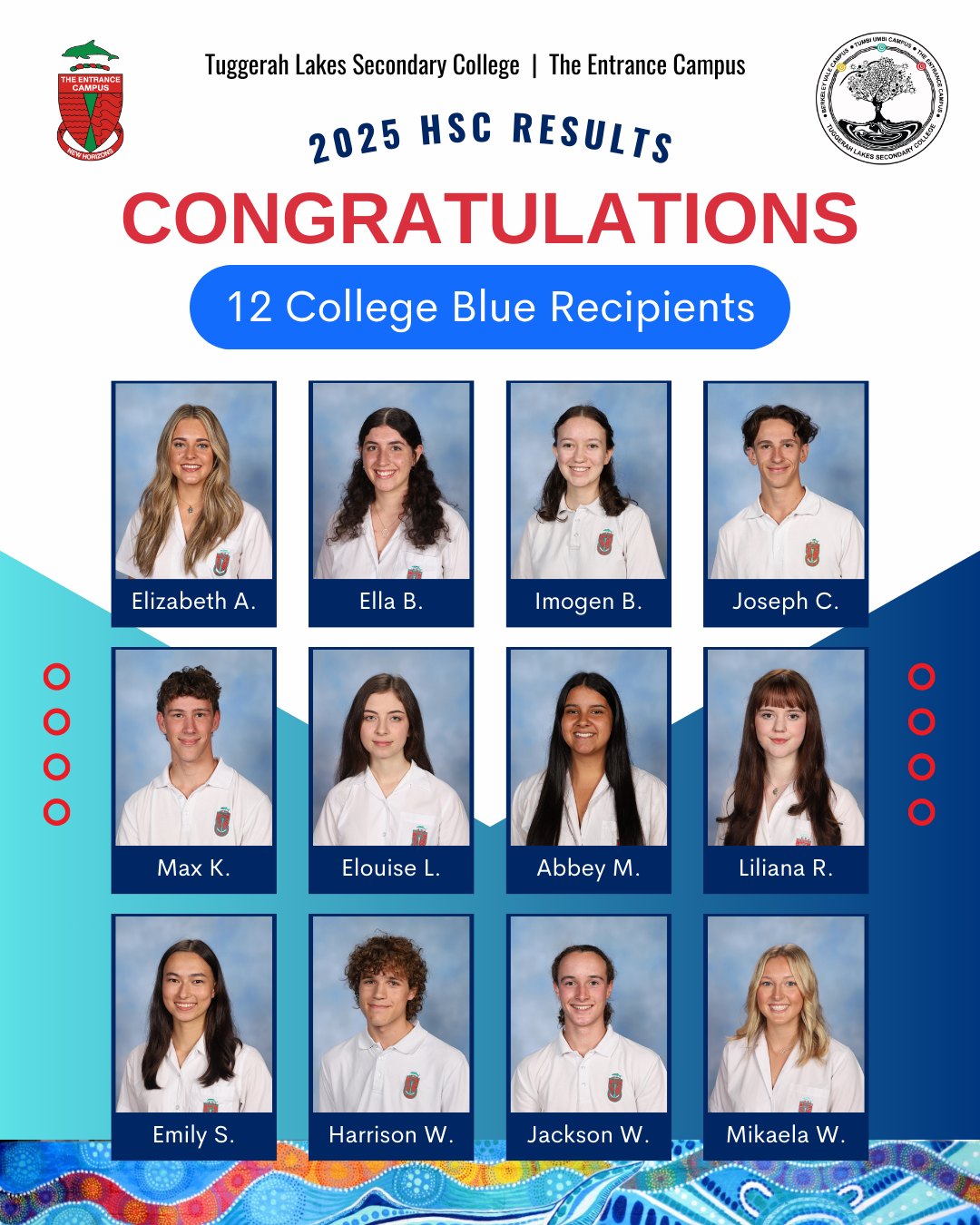 TLSC - 🎓 2025 HSC Results | College Blue Recipients Congratulations to ...
