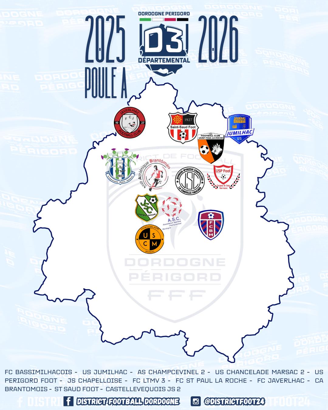 📣 | 𝐏𝐎𝐔𝐋𝐄𝐒 𝟐𝟎𝟐𝟓-𝟐𝟎𝟐𝟔 ⚽ La... - District Football Dordogne | Facebook