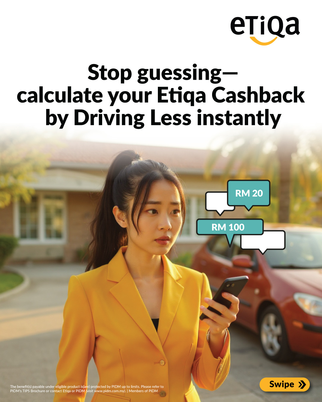 Etiqa - What if driving less actually paid you back?... | Facebook