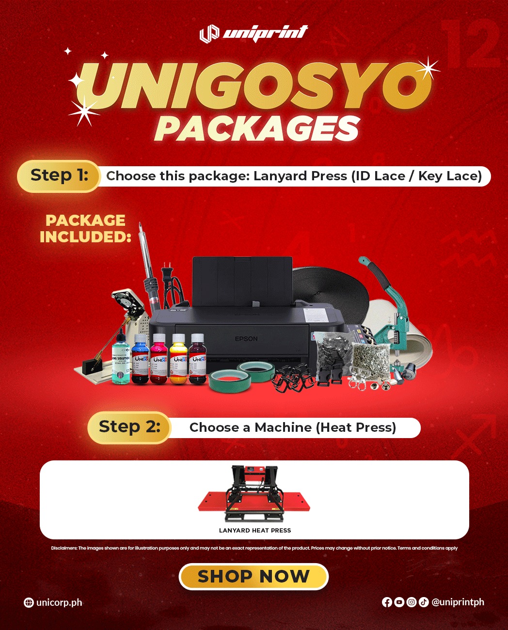 Uniprint Nueva Ecija - Cuyi 6 in 1 Heat Press Package machine that can ...