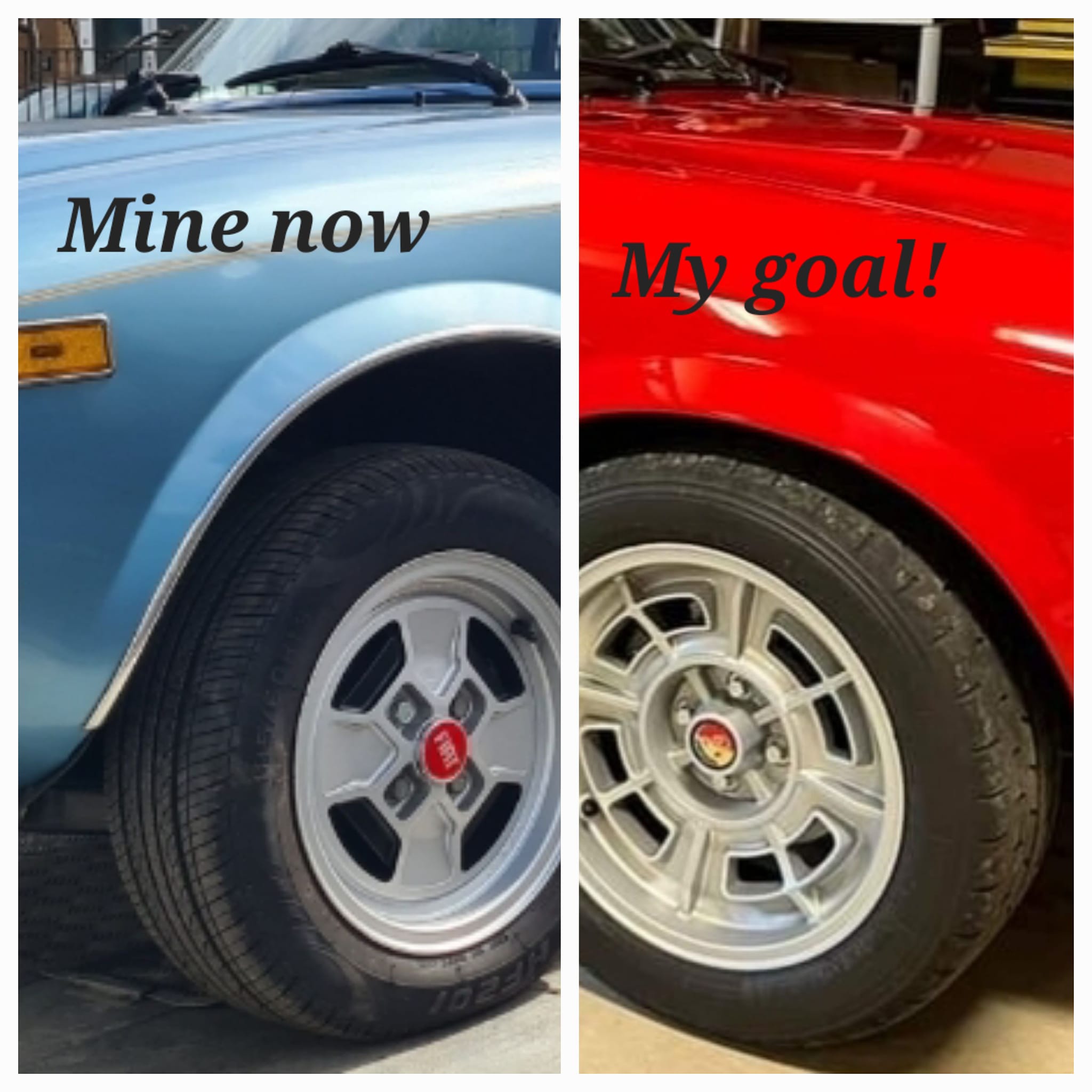 What spring specification for lowering 1980 fiat spider?