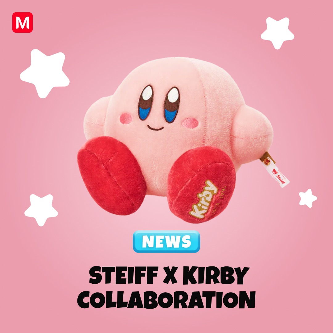 Steiff x Kirby - Handcrafted Plush Collaboration Coming Soon