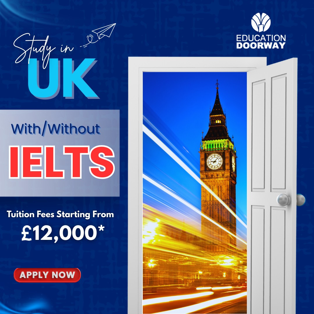 Education - Study in the UK with or without IELTS🎓! Do you want to ...
