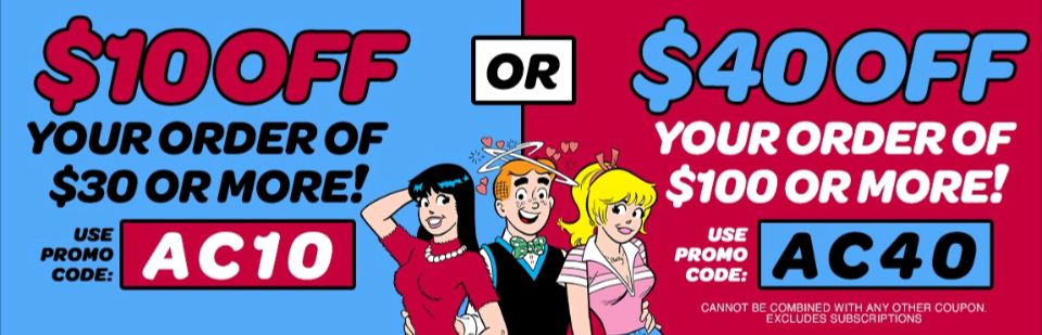 ARCHIE - This rules: A promo code that is good for the next two days is ...