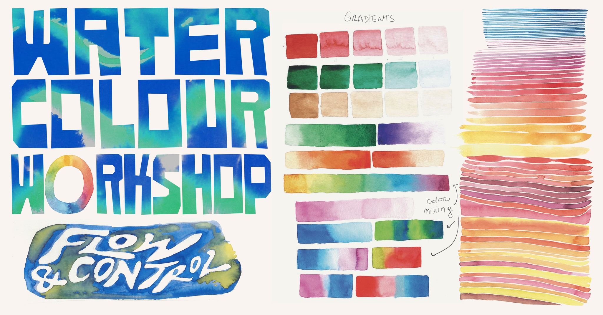 WATERCOLOUR WORKSHOP - FLOW & CONTROL