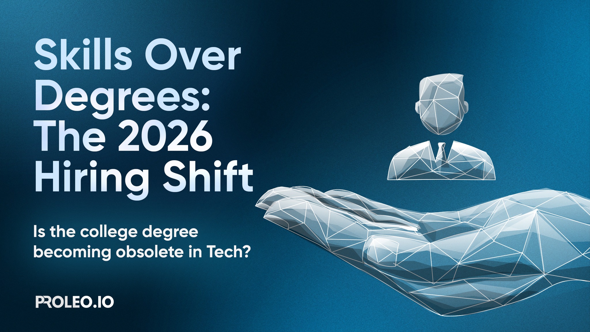 Proleo.io - 🎓 Is the college degree becoming obsolete in... | Facebook