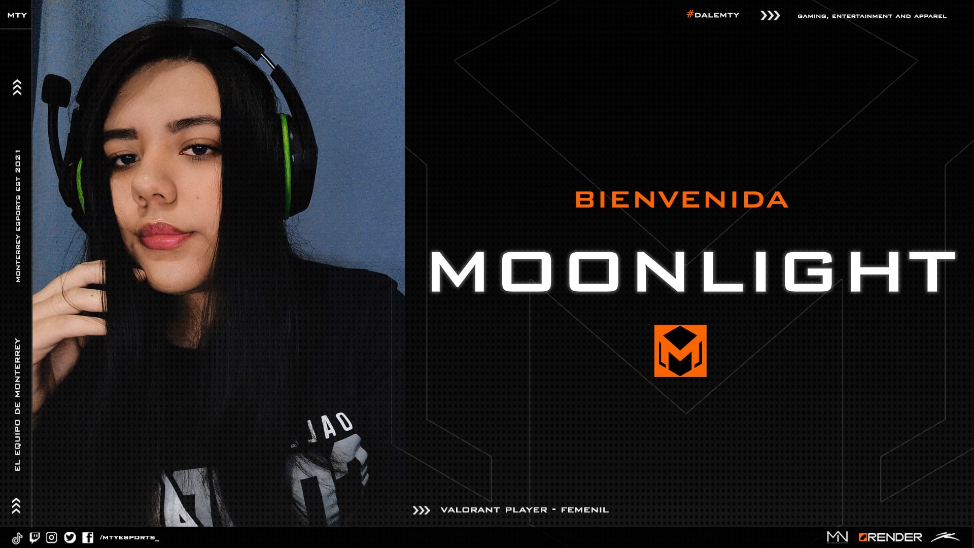 La segunda integrante del equipo... - Monterrey Esports | Facebook