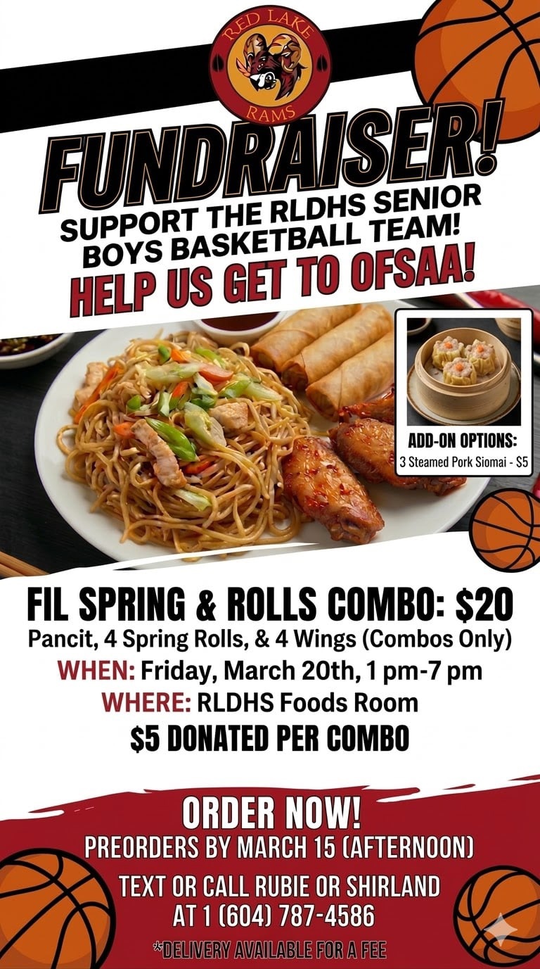 RAMS SENIOR BOYS BASKETBALL TEAM FUNDRAISER
