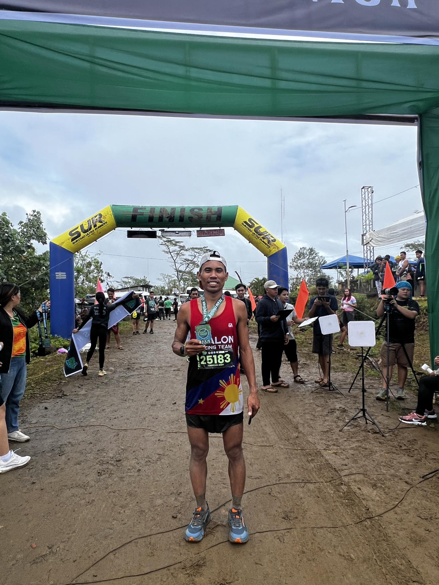 Surigao - 25km Male First finisher of the Batang Surigaonon Trail Run ...