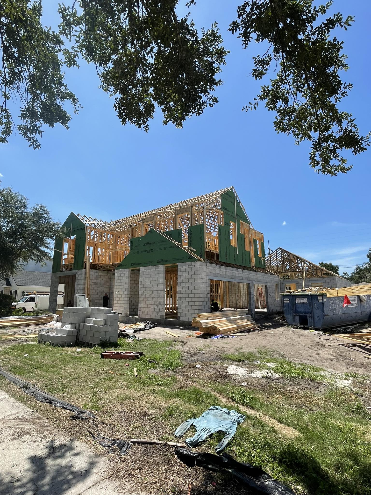 Trusses up on this... - JS & Sons Construction Services, Inc | Facebook