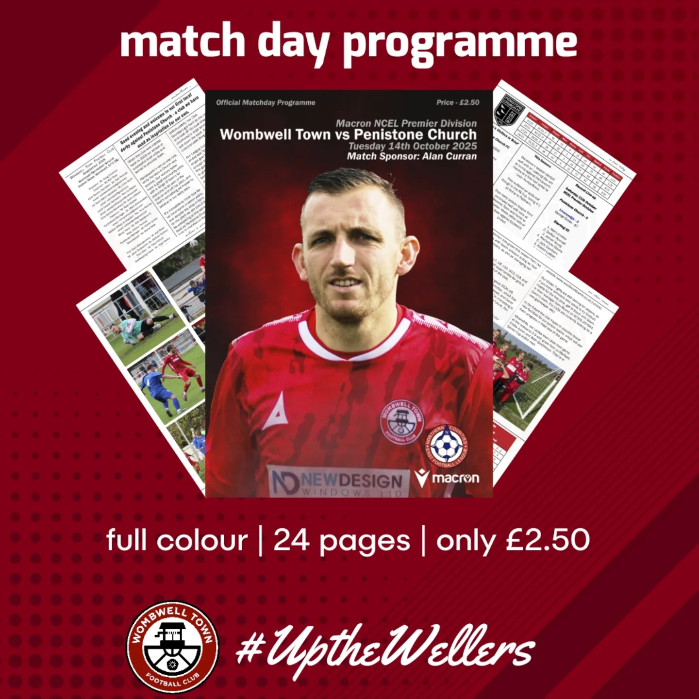 Ollie Fearon is the cover star of... - Wombwell Town FC | Facebook