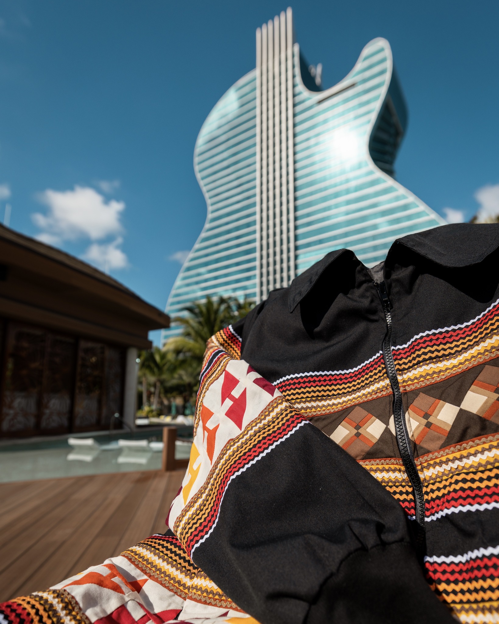 A special custom handcrafted Seminole patchwork jacket for Chris  display picture 1