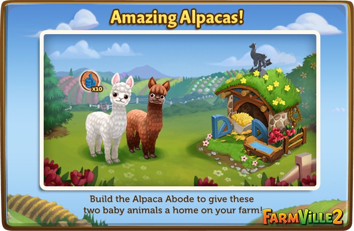 FarmVille - Build a home 🏡 for baby alpaca🦙to keep them entertained ...