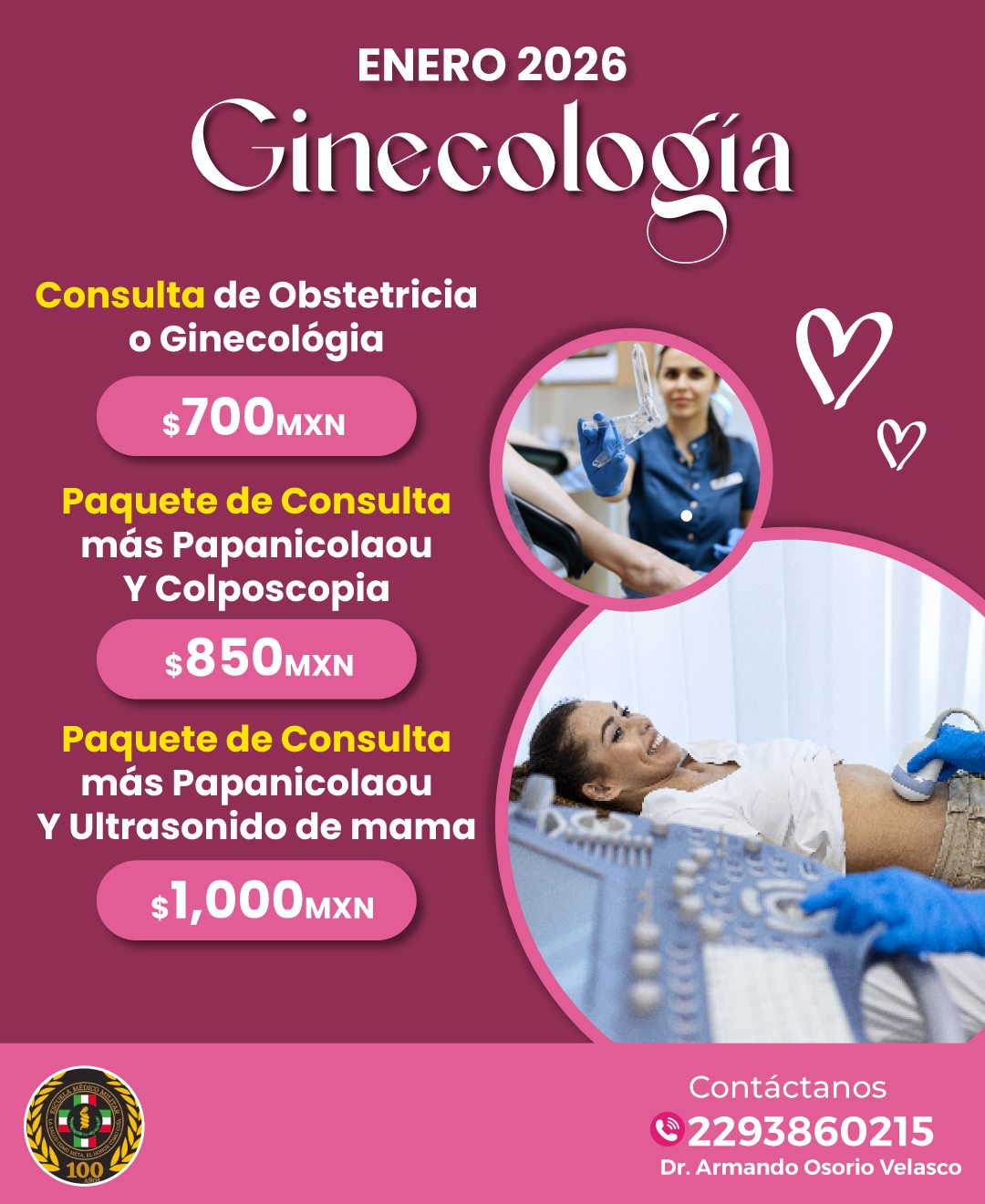 Ginecólogo - ENERO 2026 Este nuevo año, recuerda que prevenir es una ...