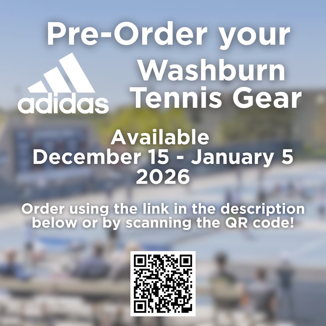 Ichabod - 🎾PREORDER YOUR WASHBURN TENNIS GEAR!🎾 Scan the QR Code or use ...