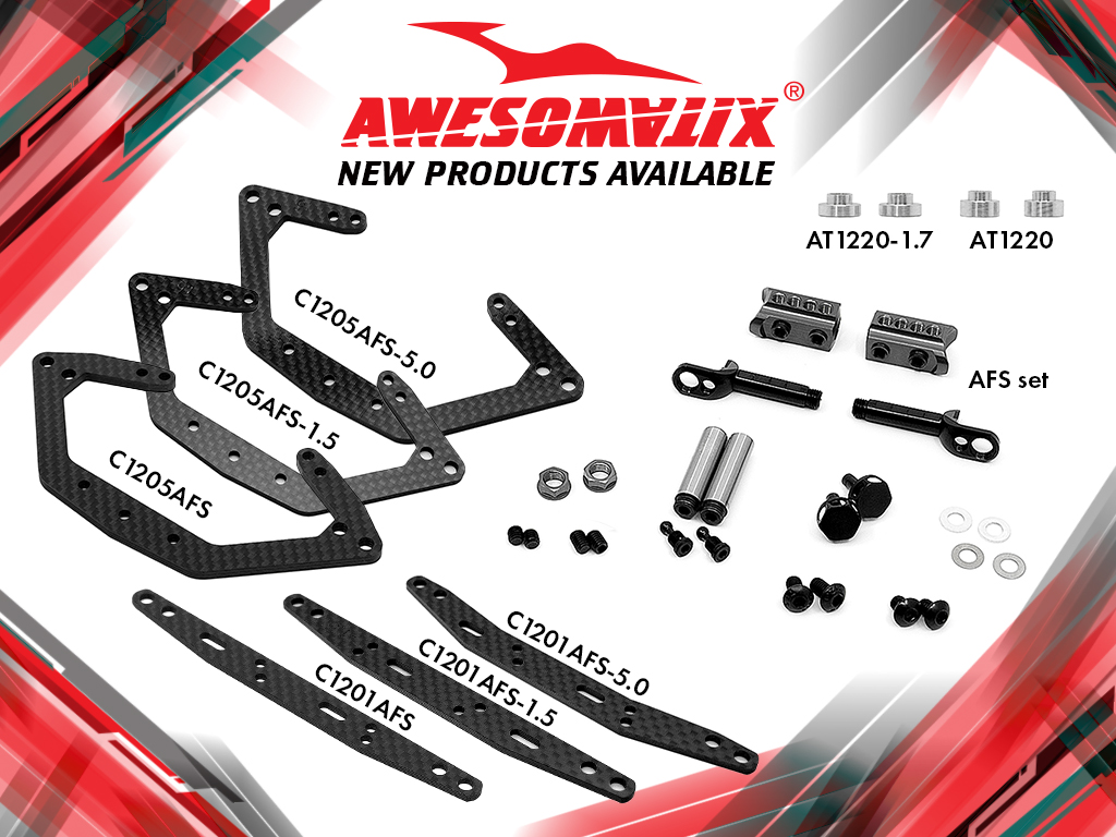 New Awesomatix RC car parts and upgrades