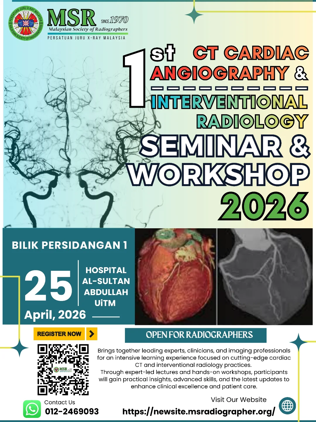 Persatuan - 📣 𝟏𝐬𝐭 𝐀𝐍𝐍𝐎𝐔𝐍𝐂𝐄𝐌𝐄𝐍𝐓...!!! MSR 1st CT Cardiac Angiography ...