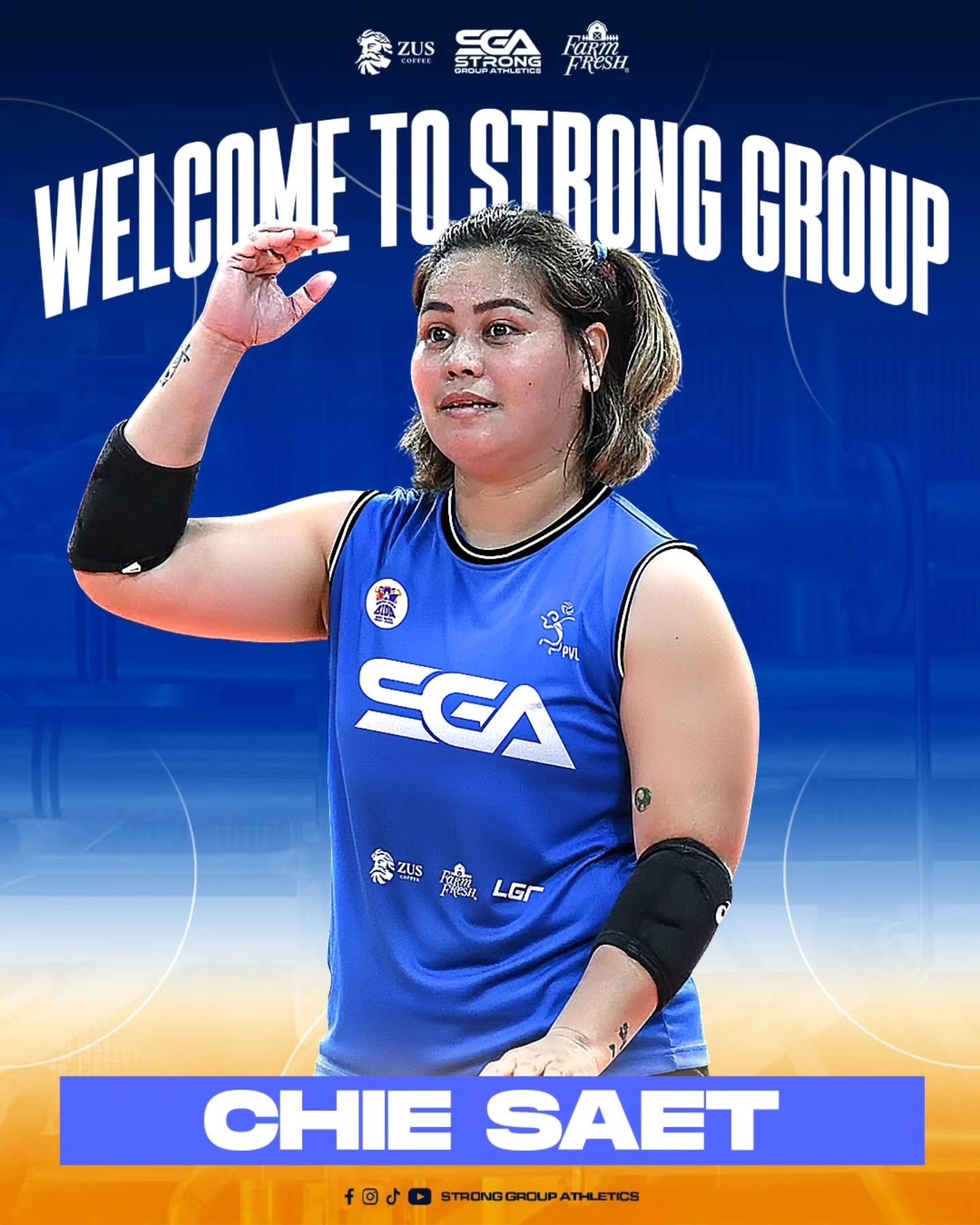 Inquirer - Chie Saet joins Strong Group Athletics. The Petro Gazz OG is ...