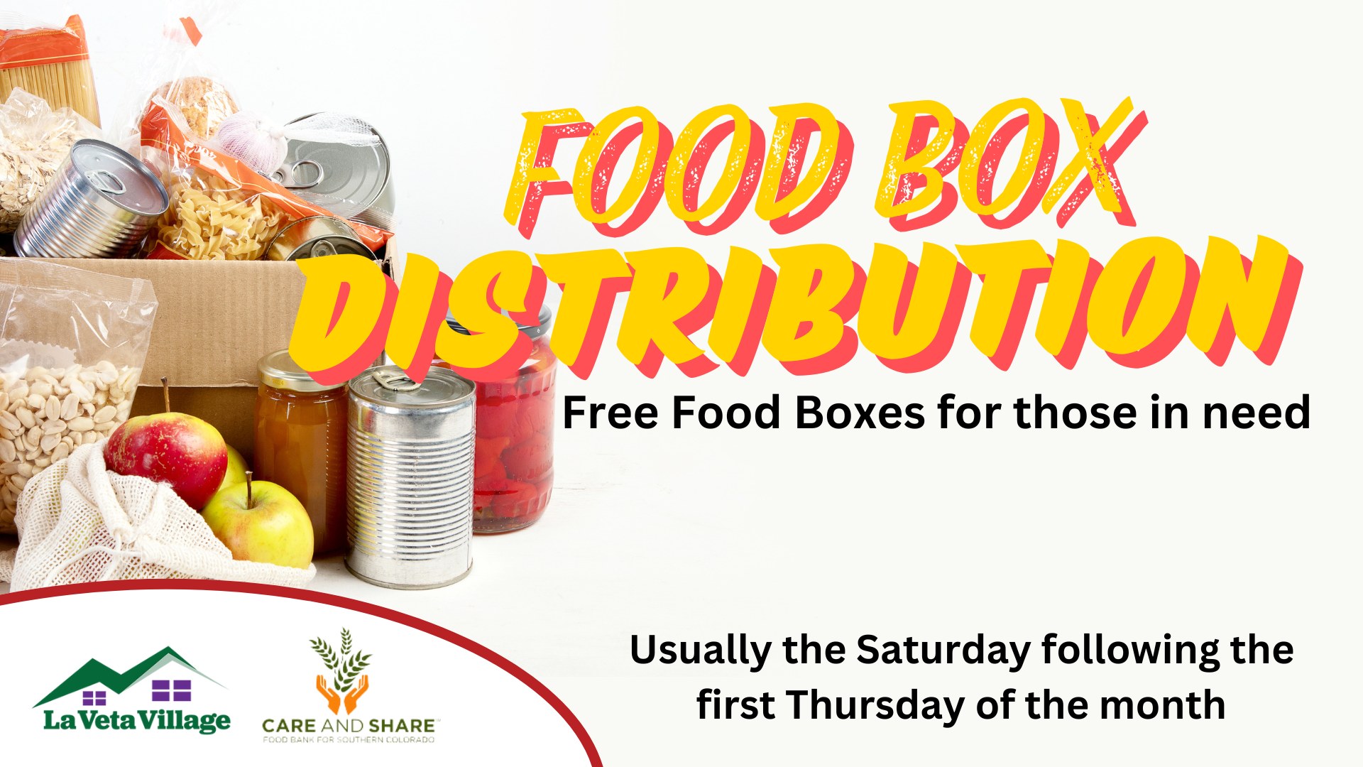 LVVFS - Monthly Food Box Distribution