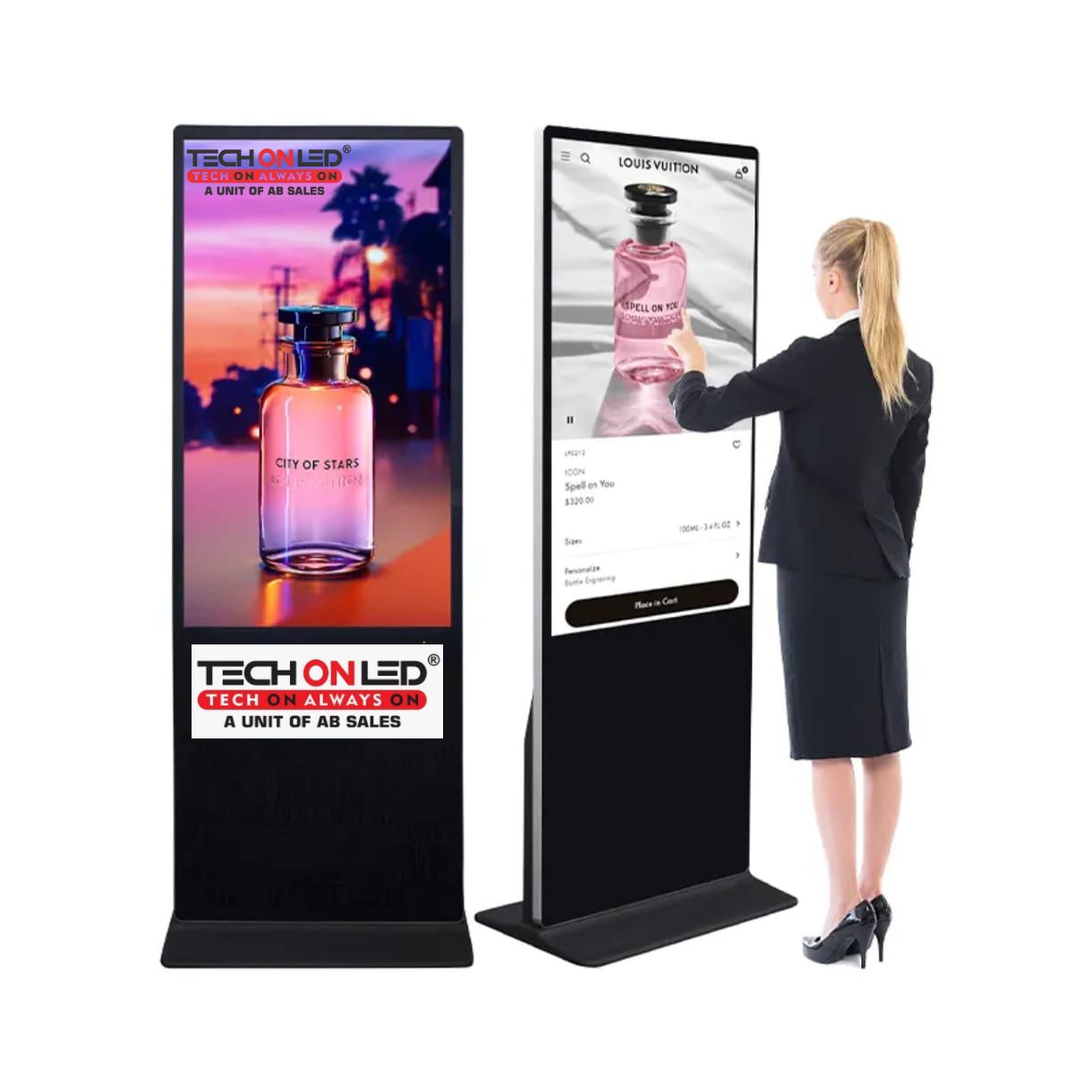 Techon - The Touch Digital Standee by Techon LED is an advanced ...