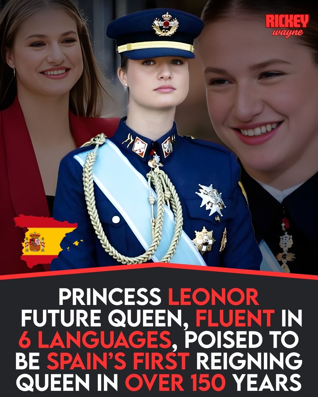 Rickey - Princess Leonor de Borbón, at 20 years old, is preparing to ...