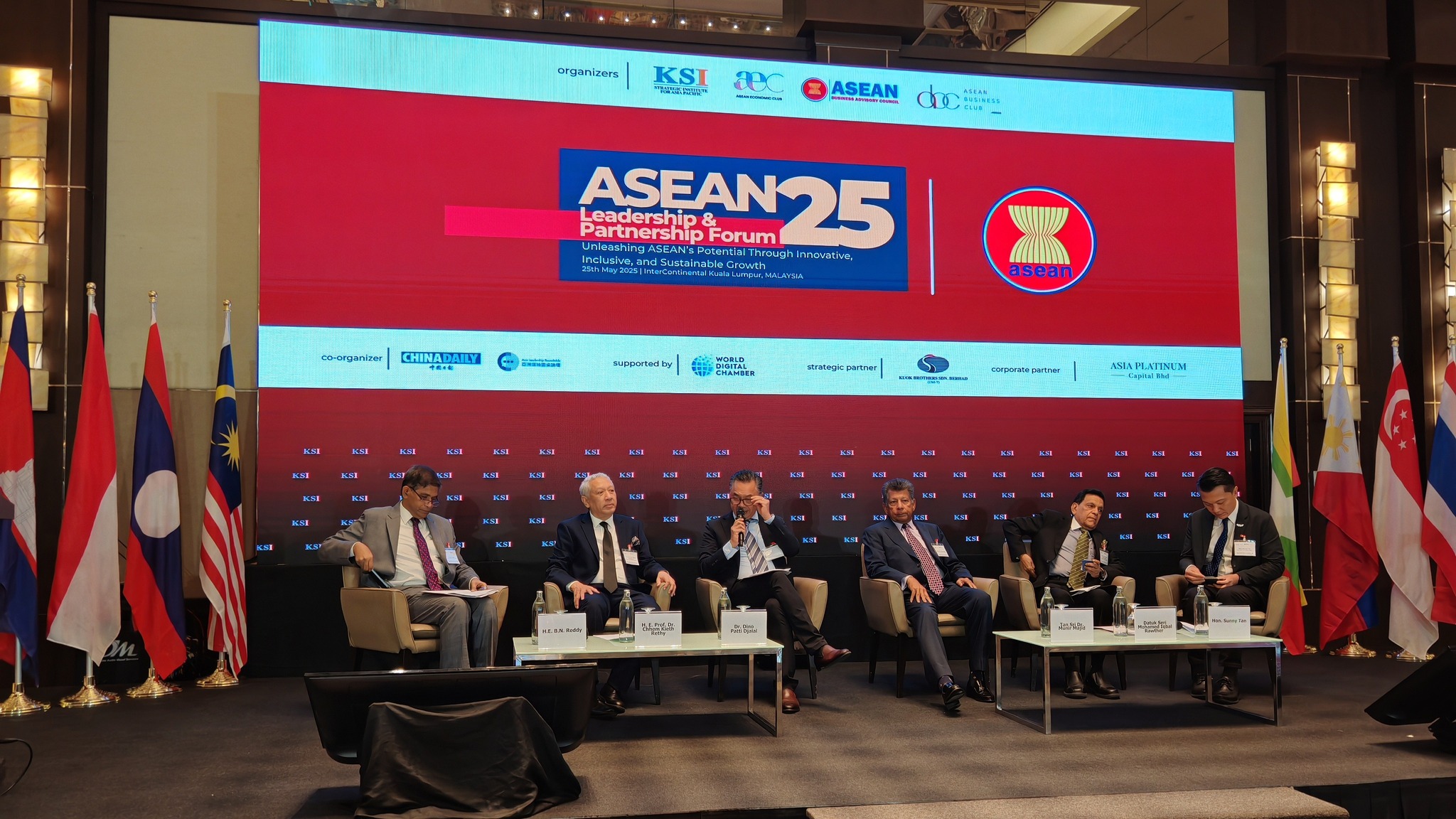 European - A panel discussion during ASEAN 25 featuring thought leaders ...